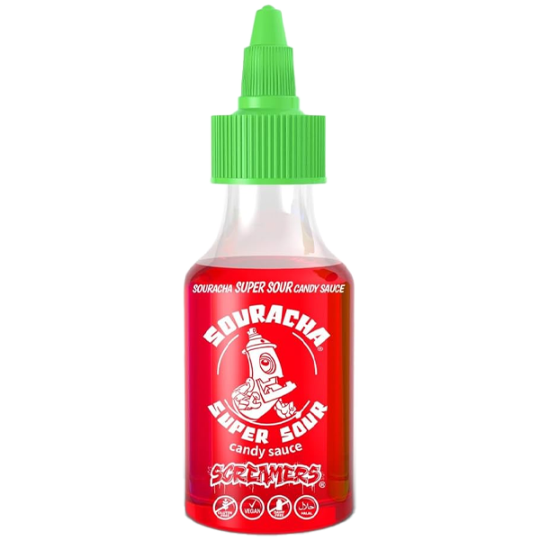 Screamers Souracha Super Sour 90ml | Default Start Page - Alla kategorier - Nyheter - Nyheter 2025 - Godis - Nyheter 2025 | Gottegrisen