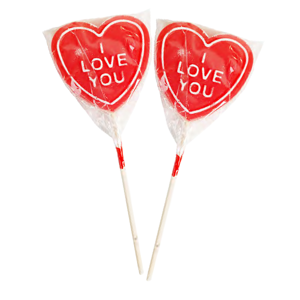 2st - I Love You Lollipop 75g | Default Start Page - Alla kategorier - Nyheter - Nyheter 2025 - Godis - Nyheter 2025 | Gottegrisen