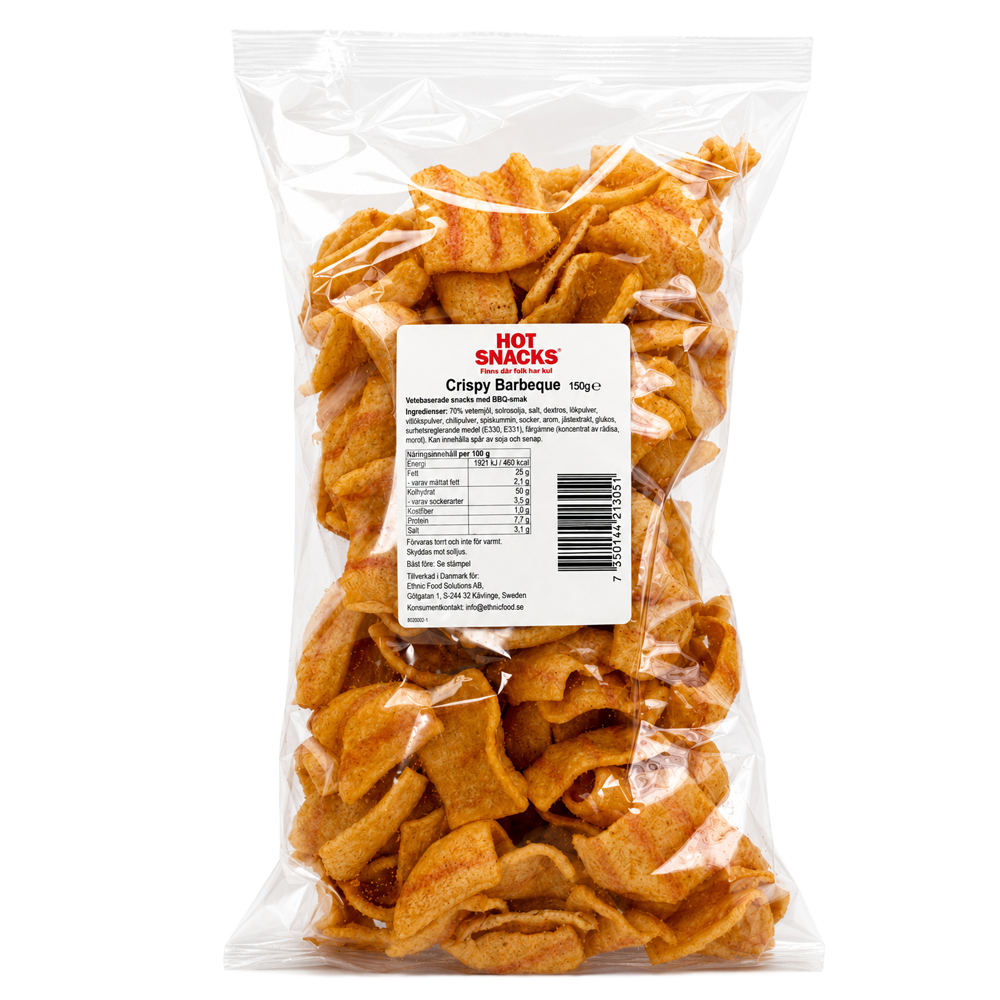 Hot Snacks Crispy BBQ 150g
