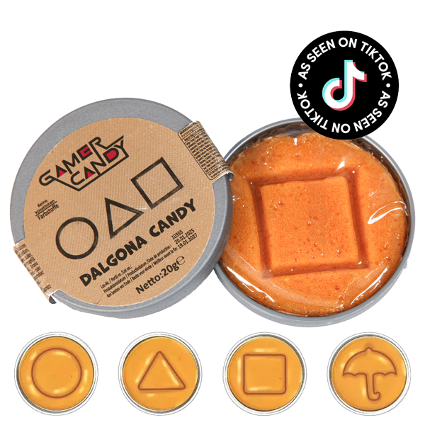 Gamer Candy Dalgona Candy 20g | Default Start Page - Alla kategorier - Nyheter - Nyheter 2025 - Godis - Nyheter 2025 | Gottegrisen