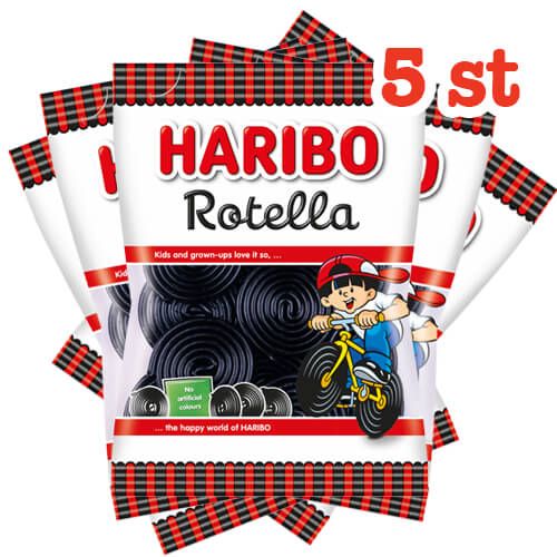 ROTELLA PÅSE - 80 G - 5 st | Default Start Page - Alla kategorier - Godis - Påsar & Stycksaker - Godispåsar | Gottegrisen