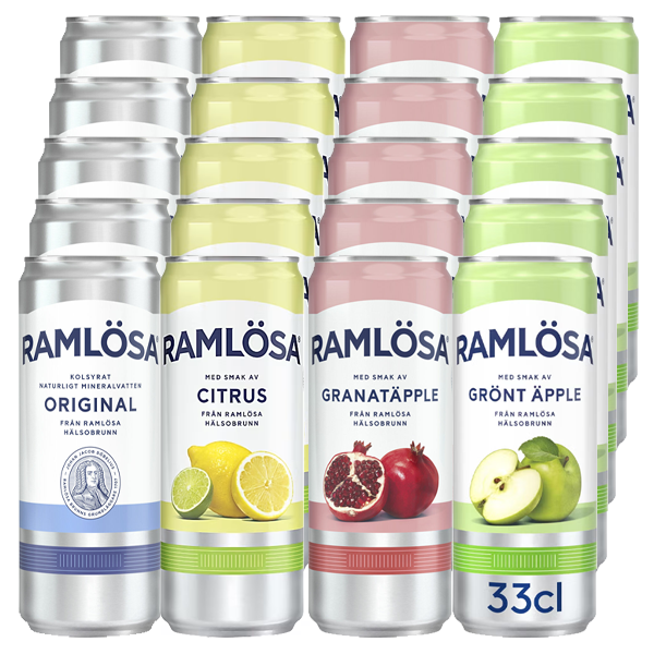 Ramlösa Mix 20st x 33cl | Default Start Page - Alla kategorier - Varumärken - Ramlösa | Gottegrisen