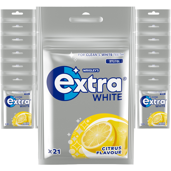 Extra White Citrus 30-pack | Default Start Page - Alla kategorier - Godis - Tuggummi | Gottegrisen