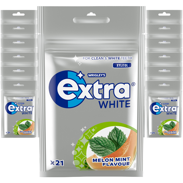 Extra White Melon Mint 30-pack | Default Start Page - Alla kategorier - Godis - Tuggummi | Gottegrisen