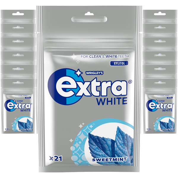 Extra White Sweet Mint 30-pack | Default Start Page - Alla kategorier - Godis - Tuggummi | Gottegrisen
