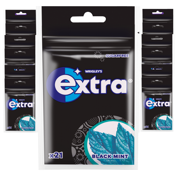 Extra Black Mint 30-pack | Default Start Page - Alla kategorier - Godis - Tuggummi | Gottegrisen