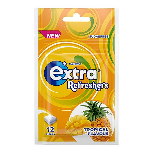 Extra Refreshers Påse Tropical 26g x 15 |  | Gottegrisen