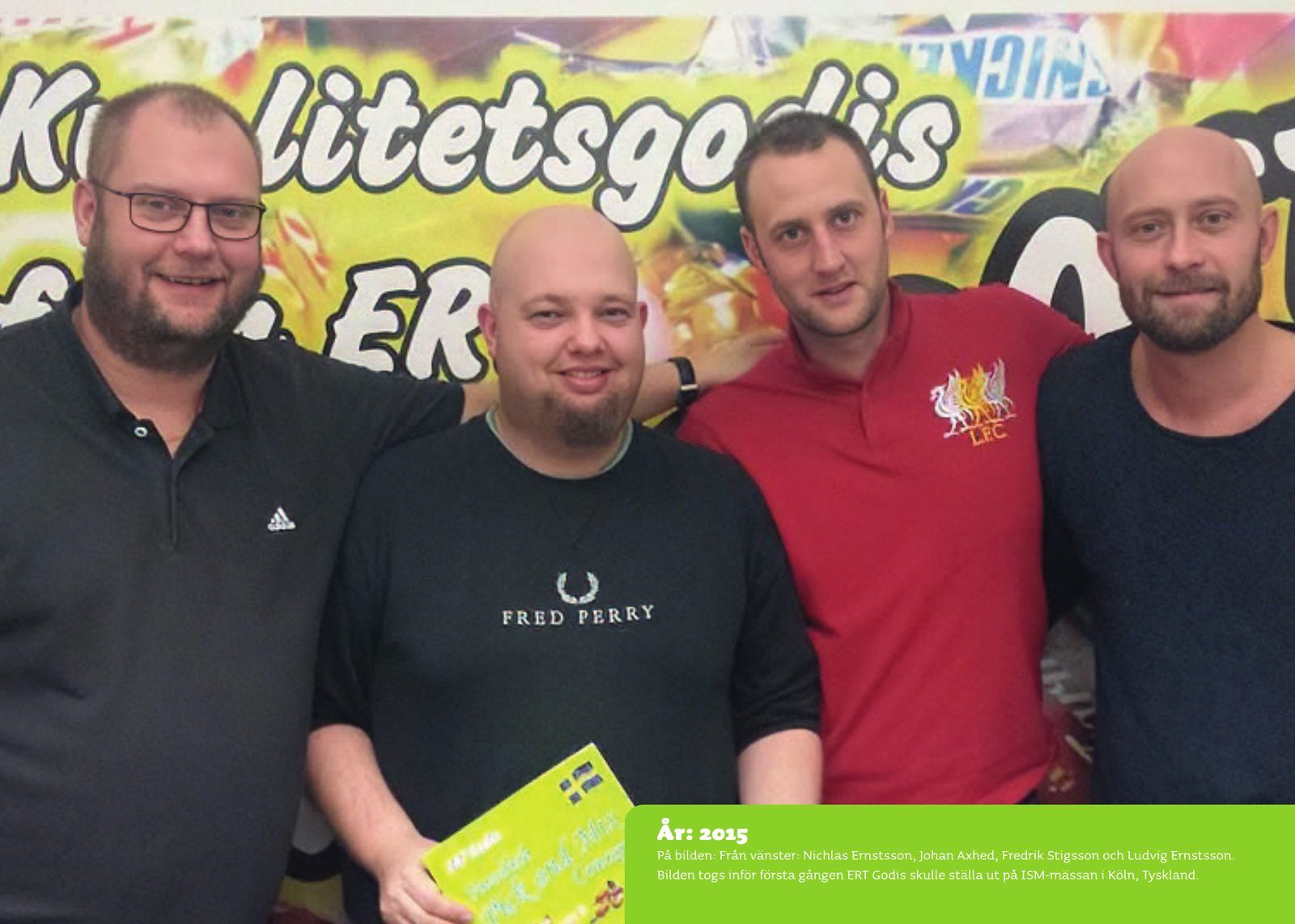 Nichlas Ernstsson, Johan Axhed, Fredrik Stigsson och Ludvig Ernstsson