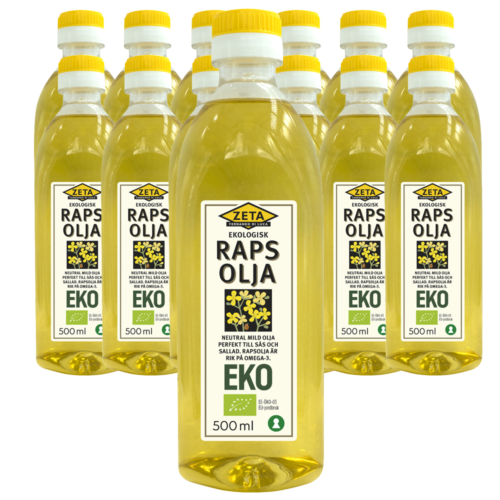 Zeta Ekologisk Rapsolja 50cl x 12st