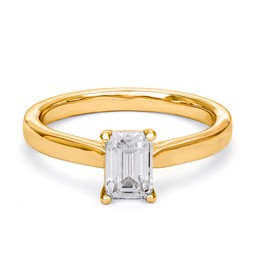 Ring med labbodlad diamant Stella