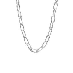 Halsband i återvunnet silver