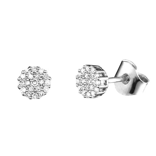 Diamantörhängen i 18K guld
