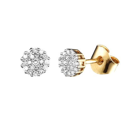Diamantörhängen i 18K guld