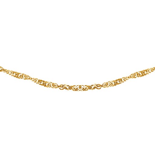 Kedja i 18K guld 45 cm