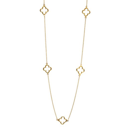 Halsband i 18K guld 80cm