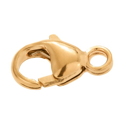Karbinhake i 18K guld Stl. S