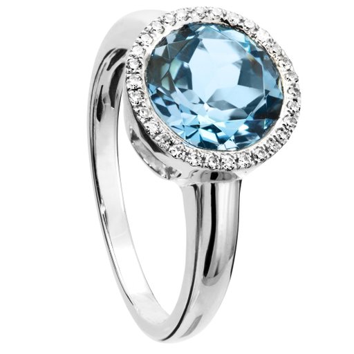 Diamantring i 18K guld