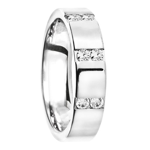 Diamantring i 18K guld