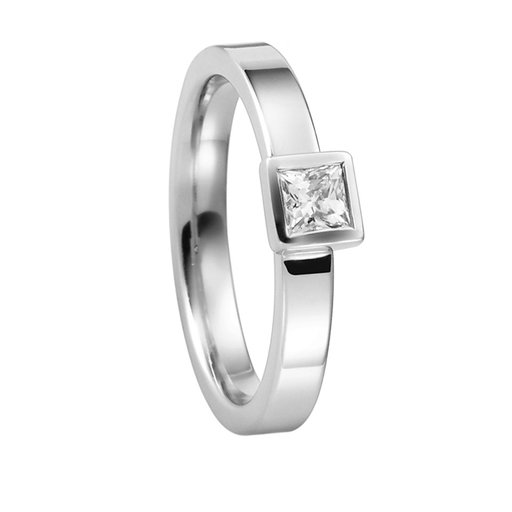 Diamantring i 18K guld