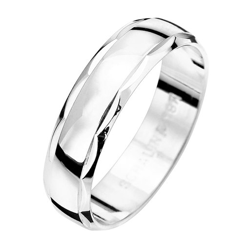 Förlovningsring i äkta silver 5mm
