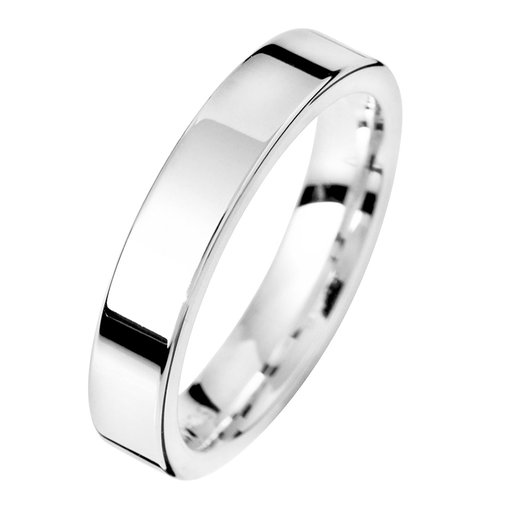 Förlovningsring i äkta silver 4mm