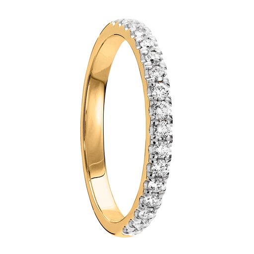 Diamantring i 18K guld