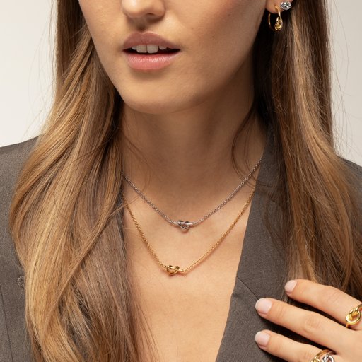 Halsband Knot i äkta silver