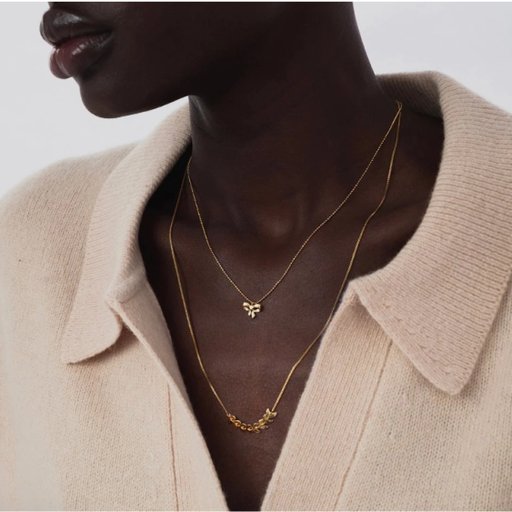 Halsband Layers Simone i äkta silver