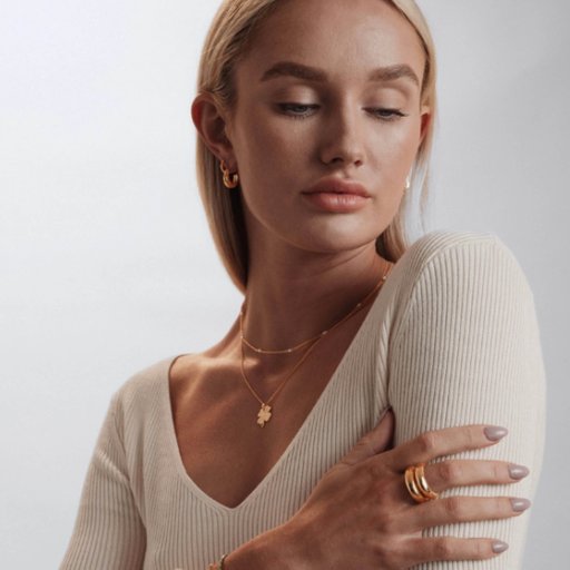 Halsband Beaches Fortune i återvunnet äkta silver