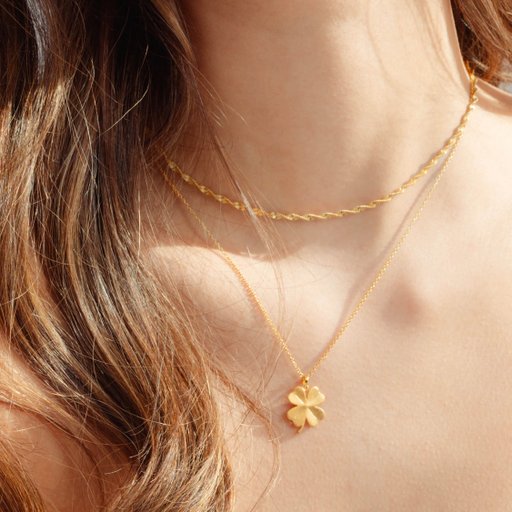 Halsband Beaches Fortune i återvunnet äkta silver