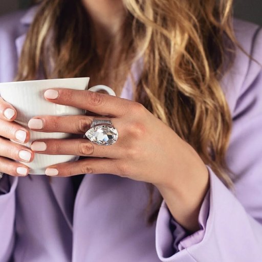 Ring Classic Drop Crystal