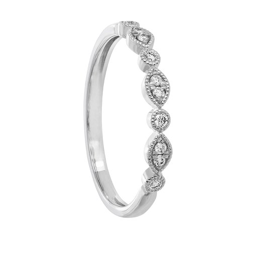 Diamantring i 18K guld