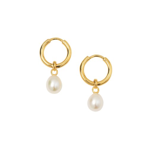 Örhängen Treasure Single Pearl i äkta silver