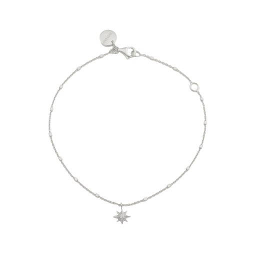 Armband North Star i återvunnet äkta silver