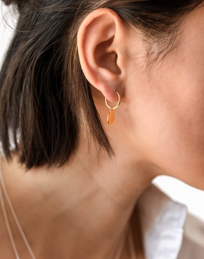 Örhängen Minimalistica i återvunnet äkta silver