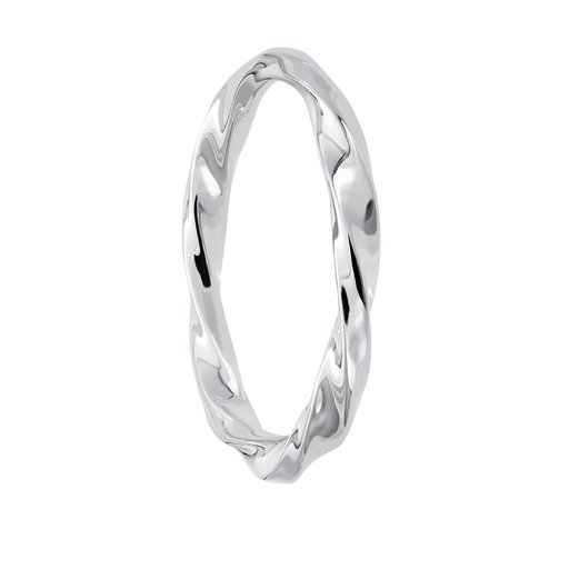 Twistad ring i äkta silver
