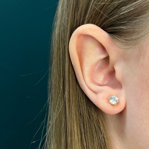Örhängen med labbodlade diamanter Polaris