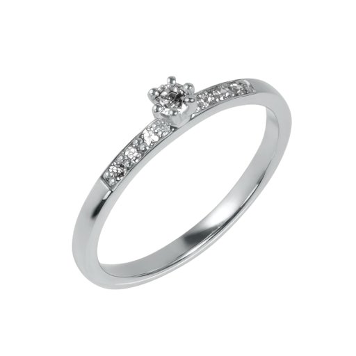 DIamantring i 18K guld