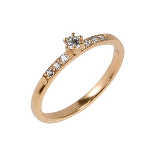 DIamantring i 18K guld