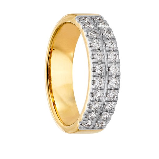 Diamantring 18K guld