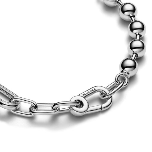 Armband i äkta silver med kulor 20cm