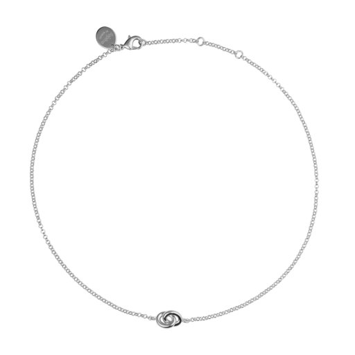 Halsband Oval Link i äkta silver