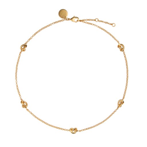 Halsband Knot multi i äkta silver