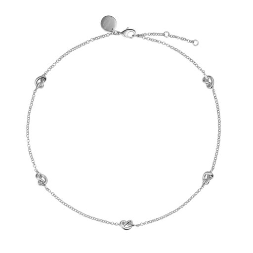 Halsband Knot multi i äkta silver