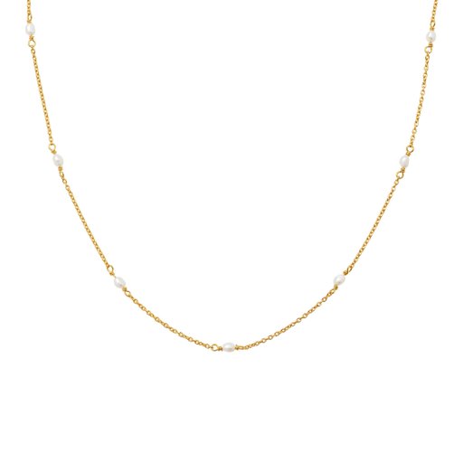 Halsband Treasure Multi Pearl i äkta silver