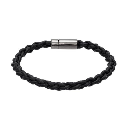 Armband i äkta silver med läder