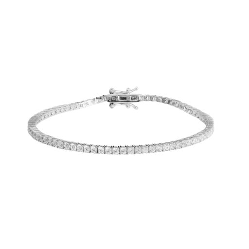 Tennisarmband i äkta silver 19cm