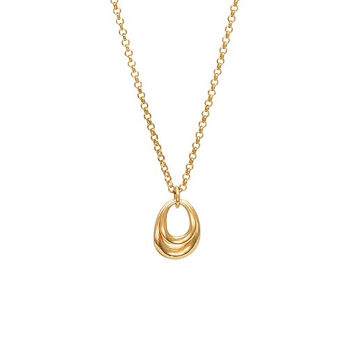 Halsband i återvunnet silver
