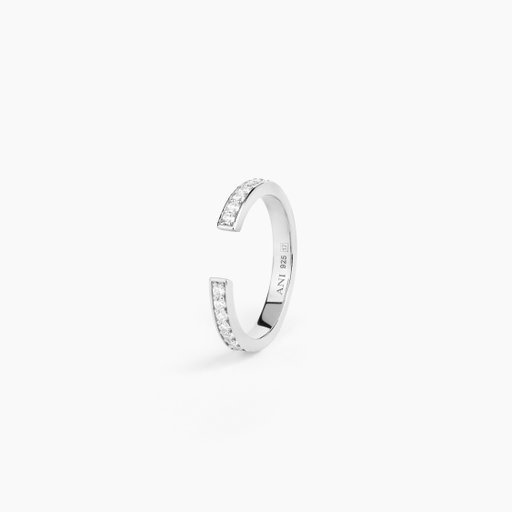 Öppen ring i äkta silver