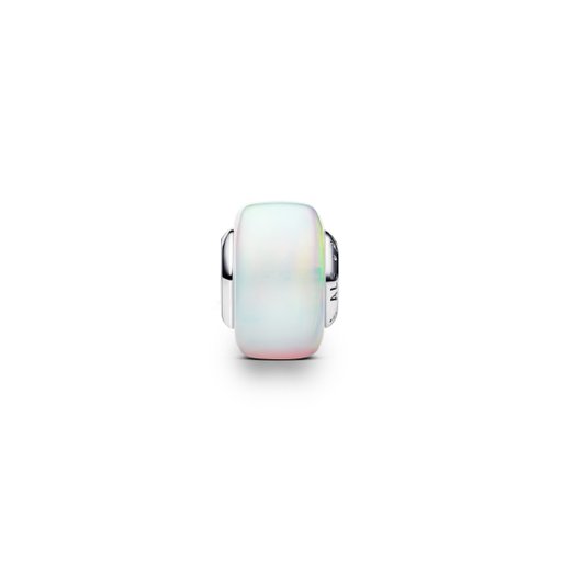 Berlock i äkta silver med vit opal